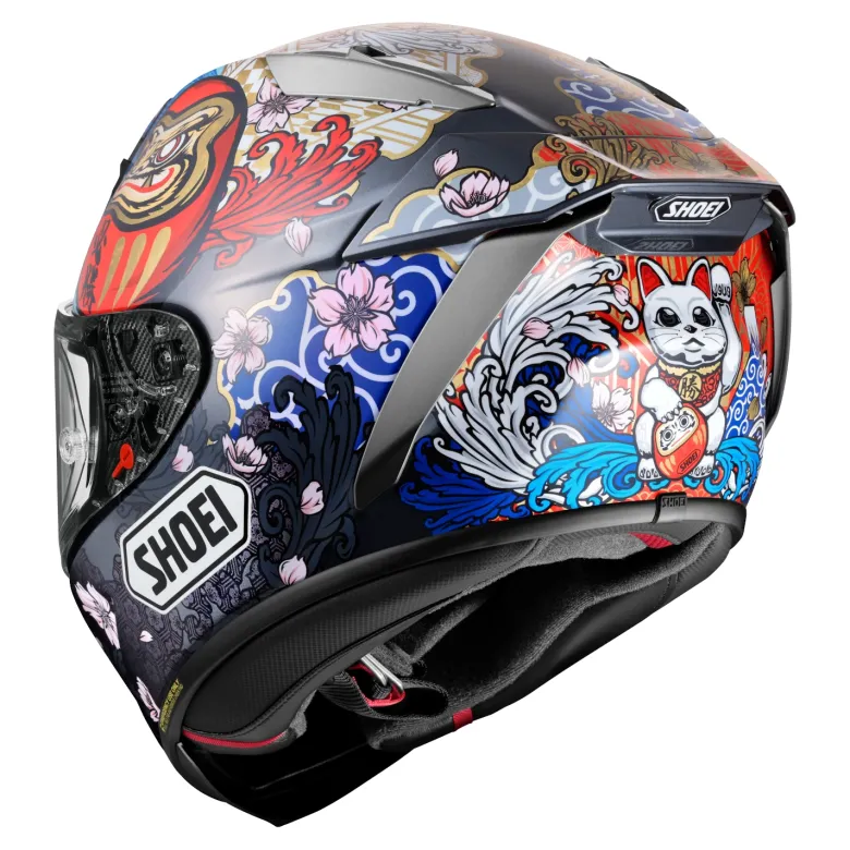 Kask integralny SHOEI X-SPR PRO MARQUEZ MOTEGI 5 TC-1 niebieski czerwony