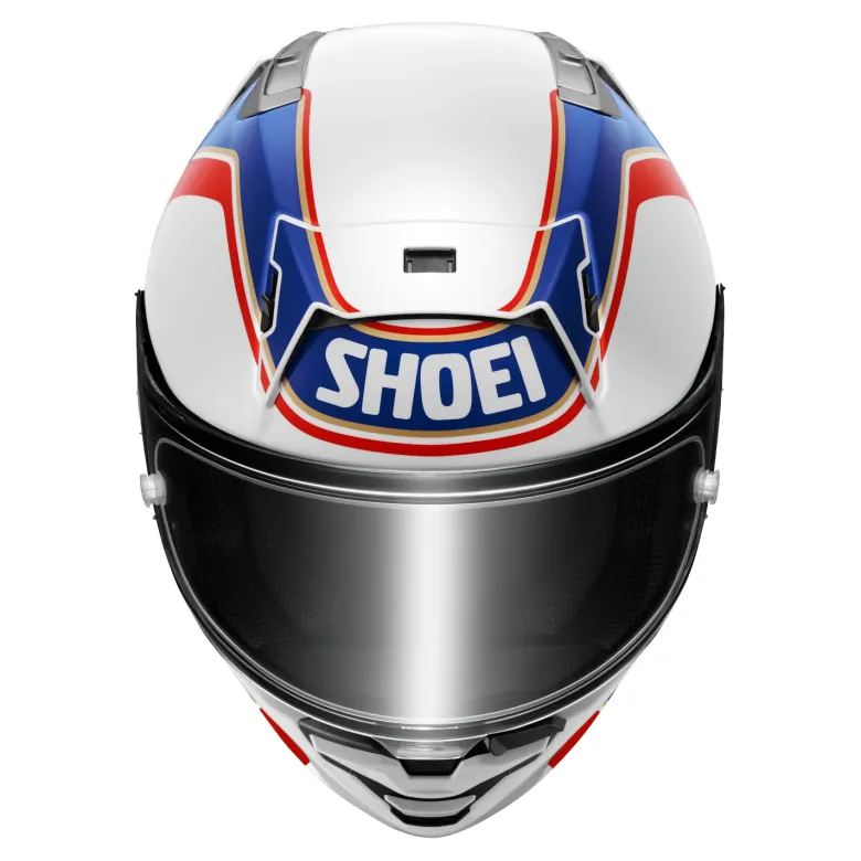 Kask integralny SHOEI X-SPR PRO GARDNER TC-2 biały czerwony niebieski
