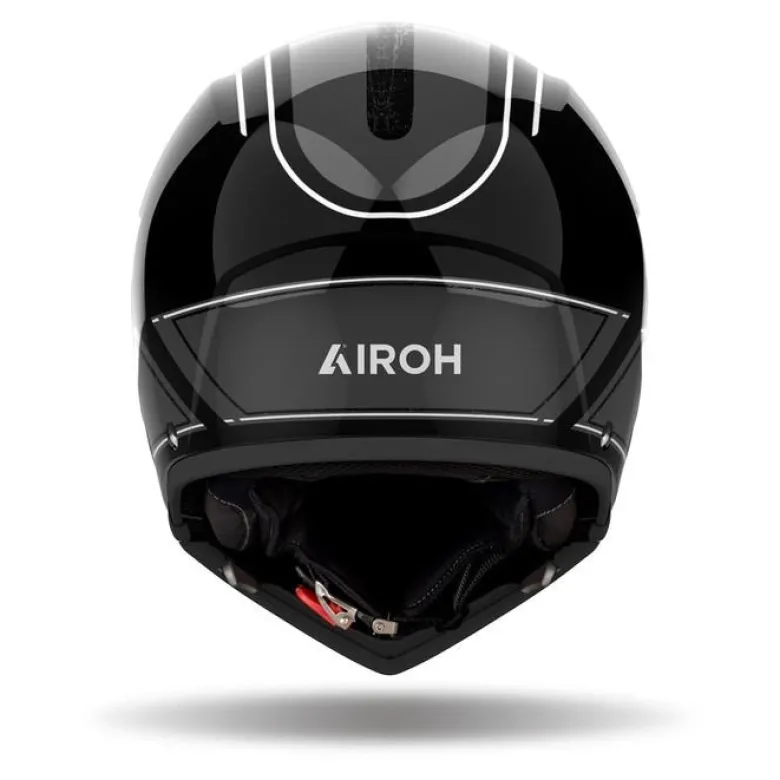 Kask modułowy AIROH J110 RASTER DARK GREY GLOSS czarny szary