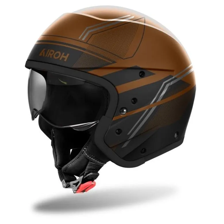 Kask modułowy AIROH J110 SLIM BRONZE MATT brązowy czarny