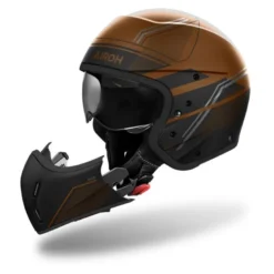 Kask modułowy AIROH J110 SLIM BRONZE MATT brązowy czarny