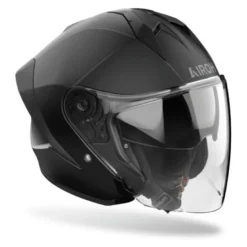 Kask otwarty AIROH H21 COLOR BLACK MATT czarny mat