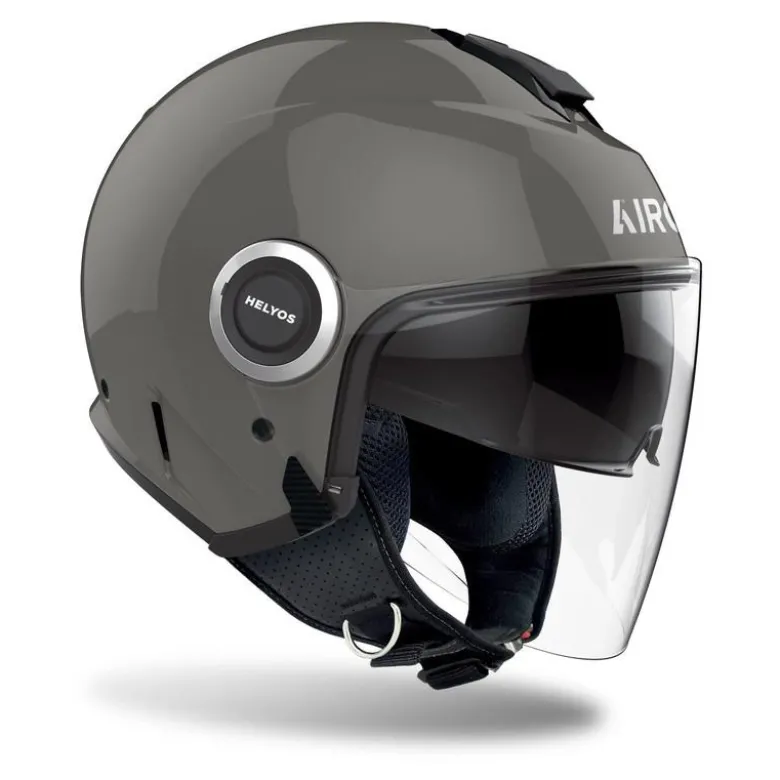 Kask otwarty AIROH HELYOS COLOR DARK GREY GLOSS szary