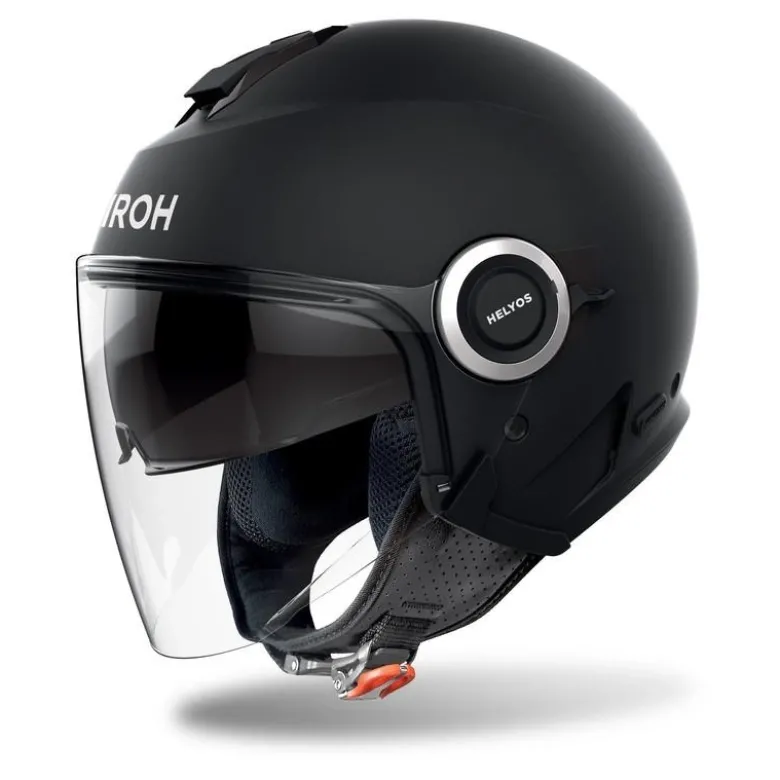 Kask otwarty AIROH HELYOS COLOR BLACK MATT czarny mat