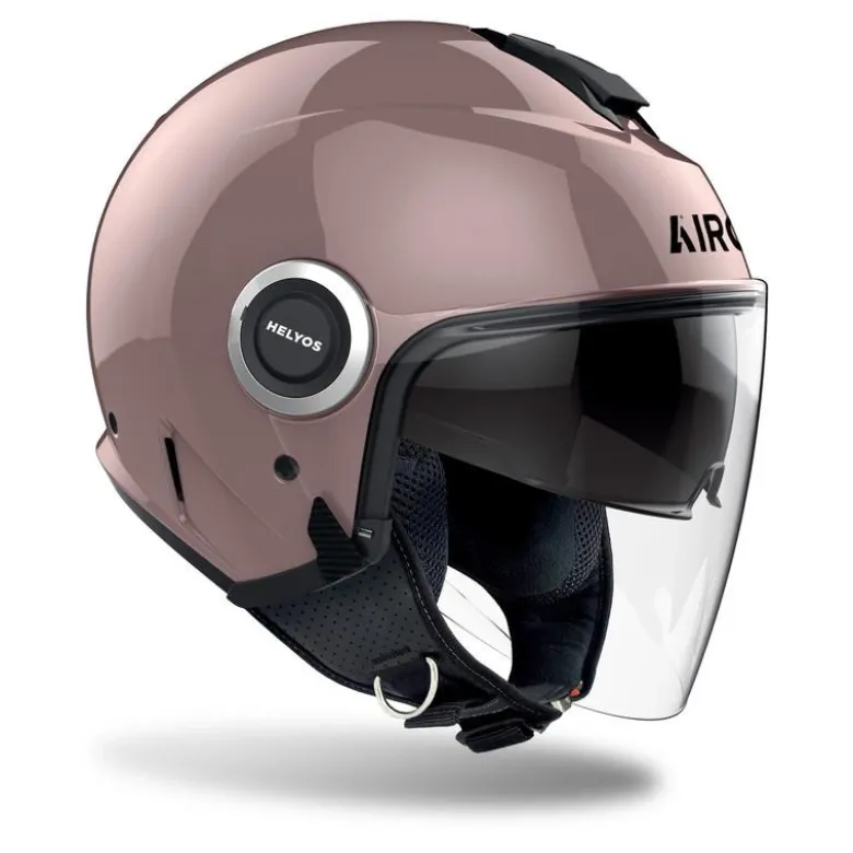 Kask otwarty AIROH HELYOS COLOR METALLIC ROSE różowy