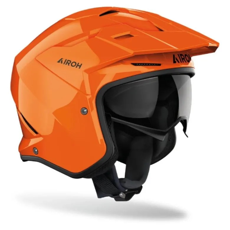 Kask otwarty AIROH KOMBAKT COLOR ORANGE GLOSS pomarańczowy