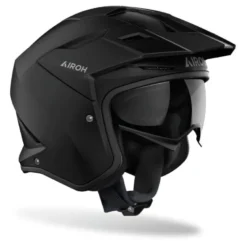 Kask otwarty AIROH KOMBAKT COLOR BLACK MATT czarny mat