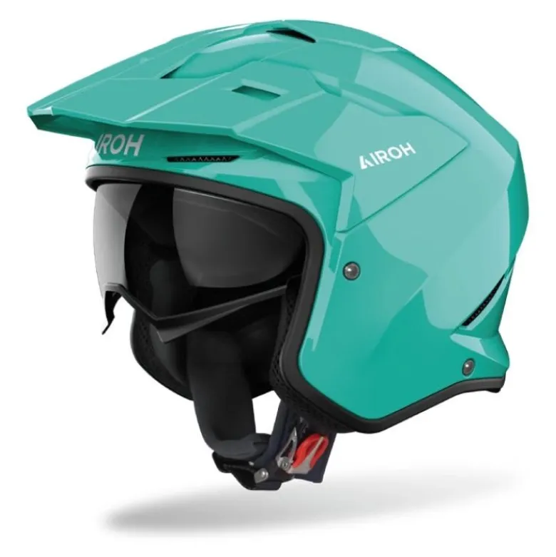 Kask otwarty AIROH KOMBAKT COLOR AQUAMARINE GLOSS niebieski