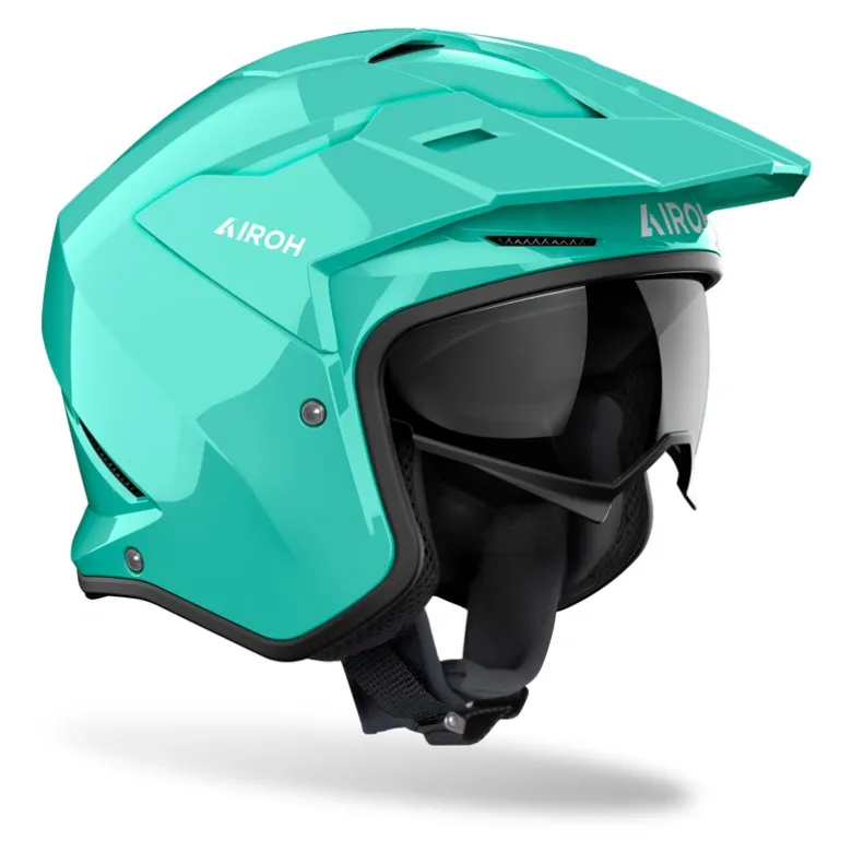 Kask otwarty AIROH KOMBAKT COLOR AQUAMARINE GLOSS niebieski