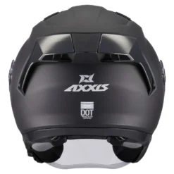 Kask otwarty AXXIS BLAZER SV SOLID A1 MATT BLACK czarny mat