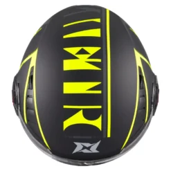 Kask otwarty AXXIS METRO S SIRIS B13 MATT czarny żółty fluo