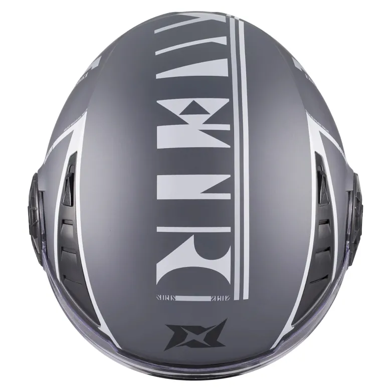 Kask otwarty AXXIS METRO S SIRIS C2 MATT czarny szary