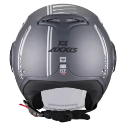 Kask otwarty AXXIS METRO S SIRIS C2 MATT czarny szary