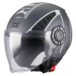 Kask otwarty AXXIS METRO S SIRIS C2 MATT czarny szary