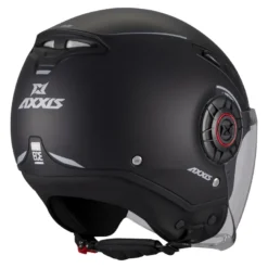 Kask otwarty AXXIS METRO S SOLID V2 A1 MATT BLACK czarny mat