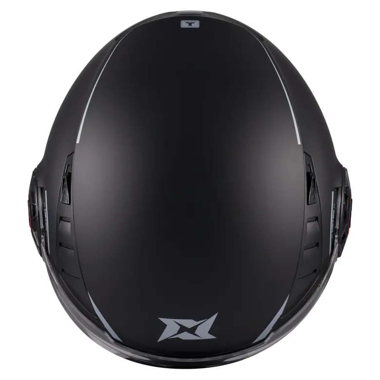 Kask otwarty AXXIS METRO S SOLID V2 A1 MATT BLACK czarny mat