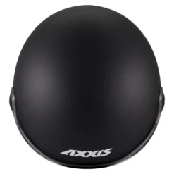Kask otwarty AXXIS SQUARE S SOLID A1 MATT BLACK czarny mat