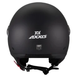 Kask otwarty AXXIS SQUARE S SOLID A1 MATT BLACK czarny mat
