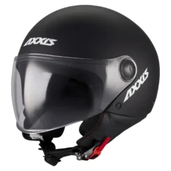 Kask otwarty AXXIS SQUARE S SOLID A1 MATT BLACK czarny mat