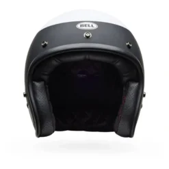 Kask otwarty BELL CUSTOM 500 ECE6 PARLOR MATTE BLACK WHITE czarny biały