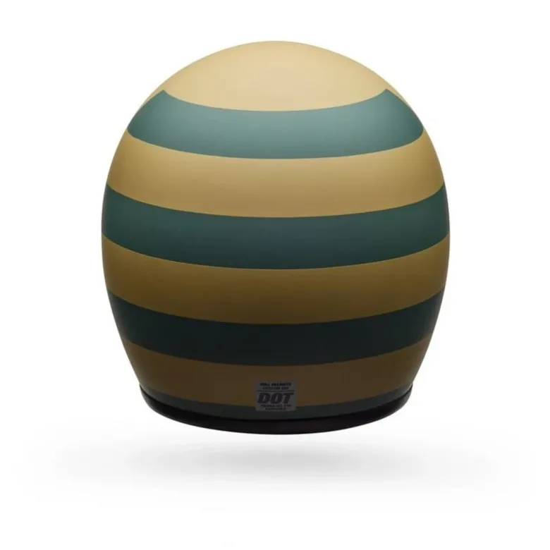 Kask otwarty BELL CUSTOM 500 ECE6 PARLOR MATTE EMERALD GOLD zielony złoty