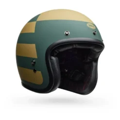 Kask otwarty BELL CUSTOM 500 ECE6 PARLOR MATTE EMERALD GOLD zielony złoty