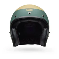Kask otwarty BELL CUSTOM 500 ECE6 PARLOR MATTE EMERALD GOLD zielony złoty