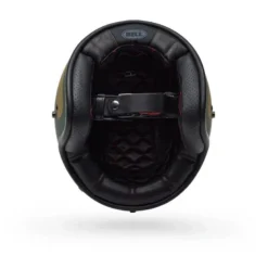 Kask otwarty BELL CUSTOM 500 ECE6 PARLOR MATTE EMERALD GOLD zielony złoty