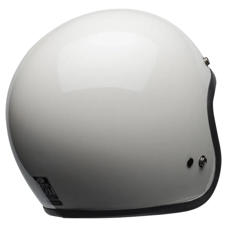 Kask otwarty BELL CUSTOM 500 ECE6 VINTAGE WHITE biały