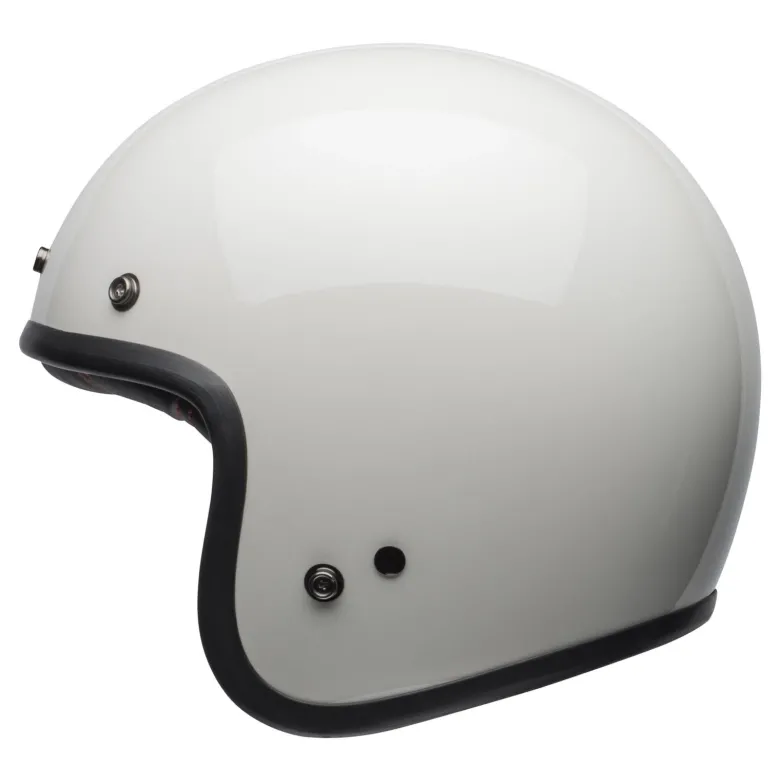 Kask otwarty BELL CUSTOM 500 ECE6 VINTAGE WHITE biały