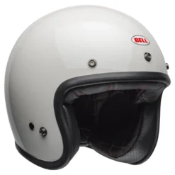Kask otwarty BELL CUSTOM 500 ECE6 VINTAGE WHITE biały