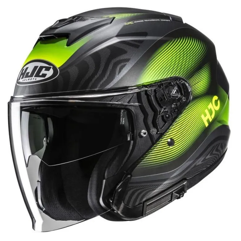 Kask otwarty HJC I31 DEPE BLACK/GREEN czarny zielony