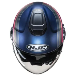 Kask otwarty HJC I40N LINIA BLUE/PINK niebieski różowy