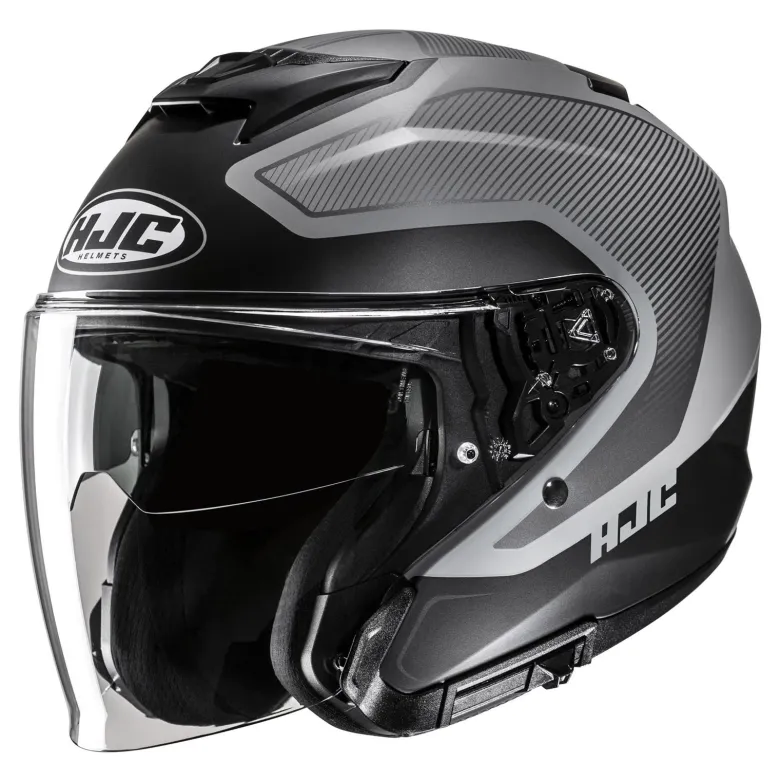Kask otwarty HJC I31 TEVIS BLACK/GREY czarny szary