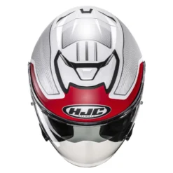 Kask otwarty HJC I31 TEVIS GREY/RED szary czerwony