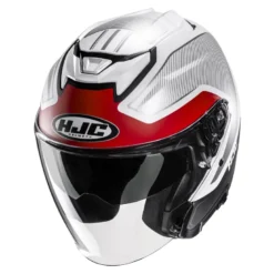 Kask otwarty HJC I31 TEVIS GREY/RED szary czerwony