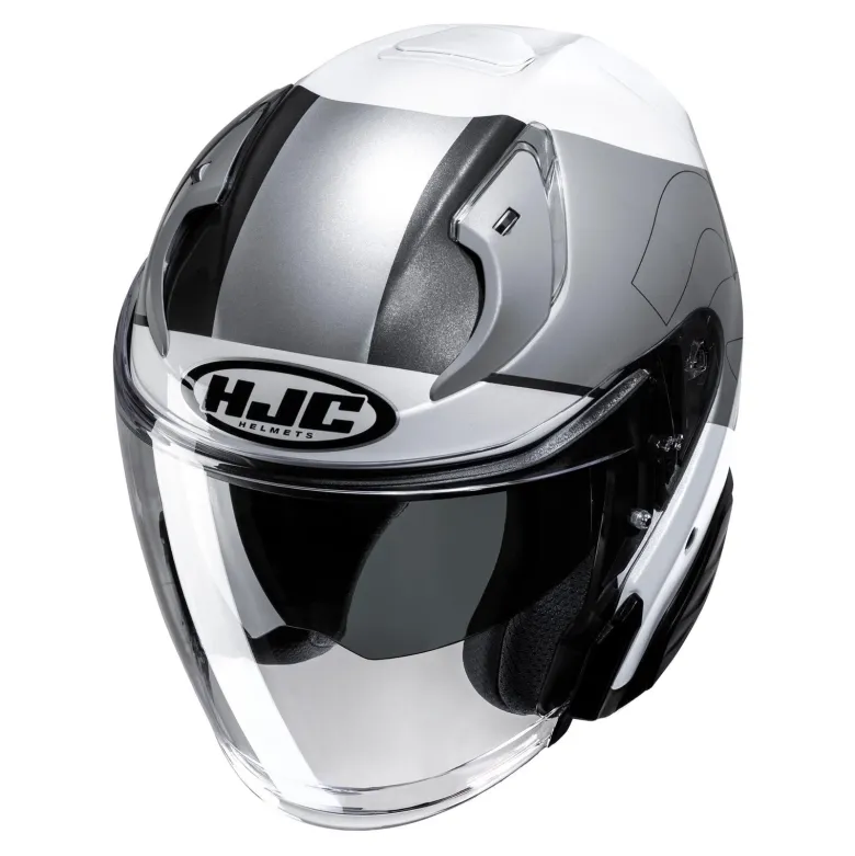 Kask otwarty HJC RPHA 31 CHELET SILVER/WHITE srebrny biały