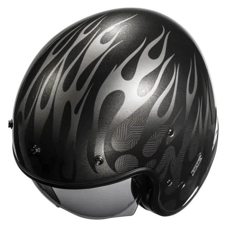 Kask otwarty HJC V31 FIRO BLACK czarny