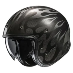 Kask otwarty HJC V31 FIRO BLACK czarny