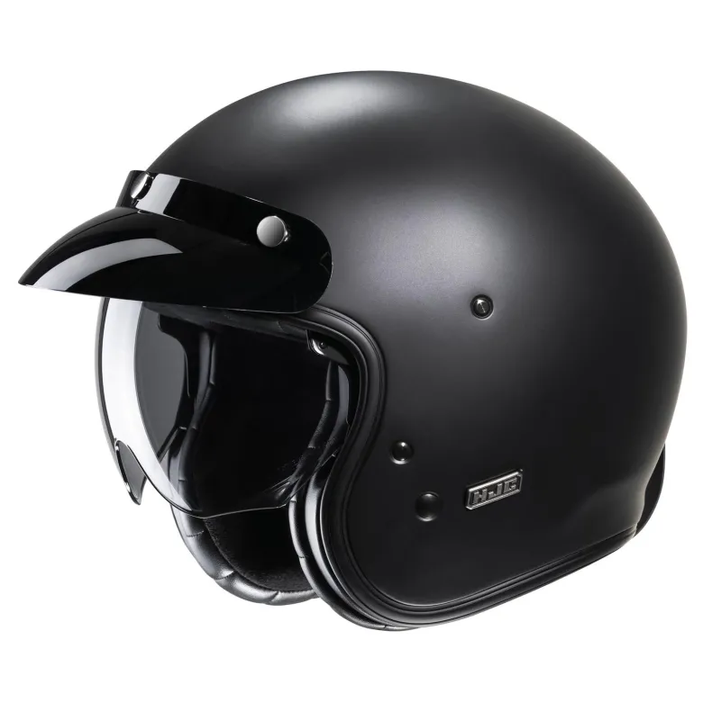 Kask otwarty HJC V31 SEMI FLAT BLACK czarny mat