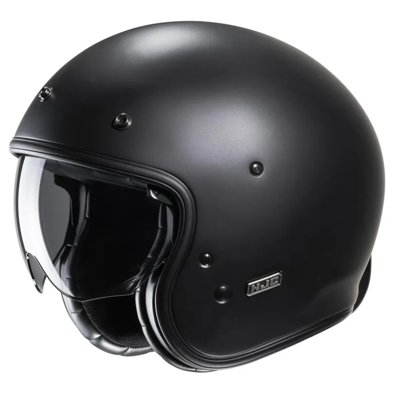 Kask otwarty HJC V31 SEMI FLAT BLACK czarny mat