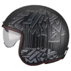 Kask otwarty MT LE MANS 2 SV DYSTOPIC BLACK/GREY czarny szary