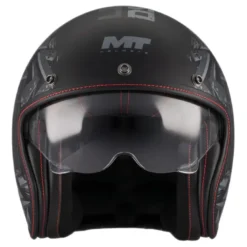 Kask otwarty MT LE MANS 2 SV DYSTOPIC BLACK/GREY czarny szary