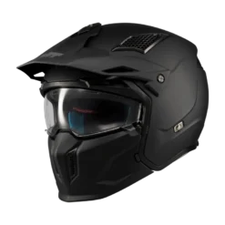 Kask otwarty MT STREETFIGHTER SV S PURE BLACK MATT czarny mat