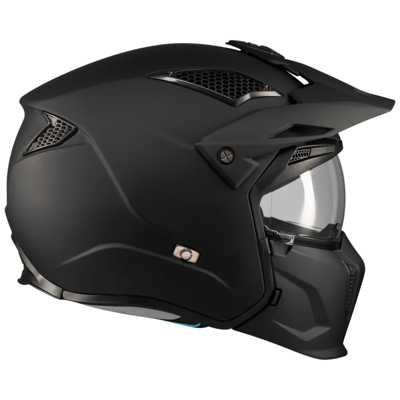 Kask otwarty MT STREETFIGHTER SV S PURE BLACK MATT czarny mat
