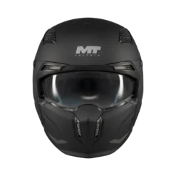 Kask otwarty MT STREETFIGHTER SV S PURE BLACK MATT czarny mat