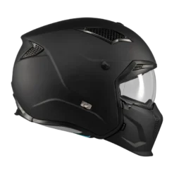 Kask otwarty MT STREETFIGHTER SV S PURE BLACK MATT czarny mat