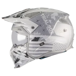 Kask otwarty MT STREETFIGHTER SV S BELIC WHITE/GREY biały szary