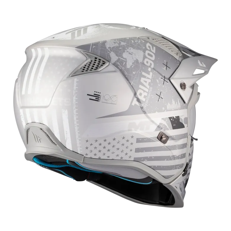 Kask otwarty MT STREETFIGHTER SV S BELIC WHITE/GREY biały szary