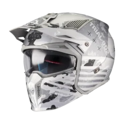 Kask otwarty MT STREETFIGHTER SV S BELIC WHITE/GREY biały szary